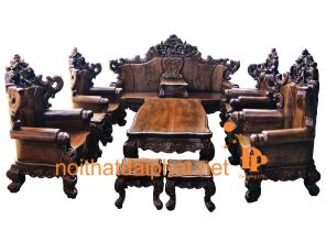 SALON HOÀNG GIA GỖ MUN ĐẲNG CẤP
