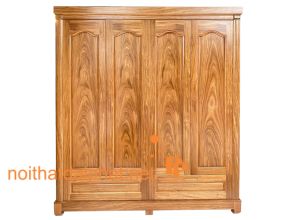 TỦ ÁO HƯƠNG XÁM 4 CÁNH 02