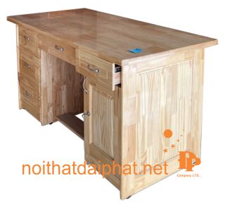 BÀN LÀM VIỆC GỖ THÔNG 1M2