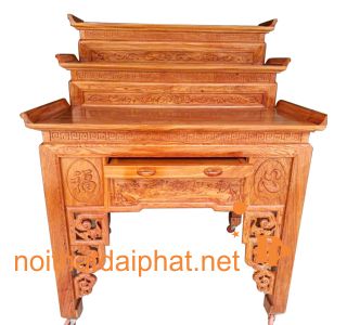 ÁN GIAN THỜ 3 CẤP GỖ HƯƠNG