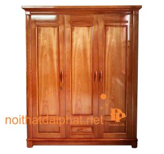 TỦ ÁO XOAN ĐÀO 3 CÁNH 02