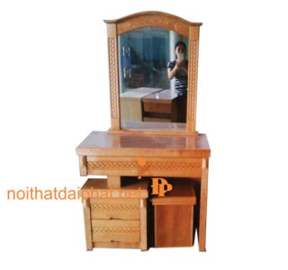 BÀN PHẤN GỖ SỒI