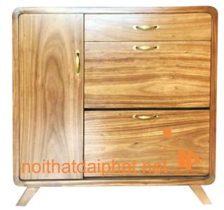 TỦ COMPOT BO CẠNH HƯƠNG XÁM