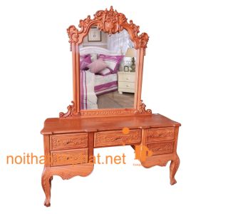 BÀN PHẤN GỖ GÕ ĐỎ 2