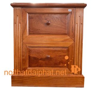 TỦ ĐẦU GIƯỜNG GÕ 02