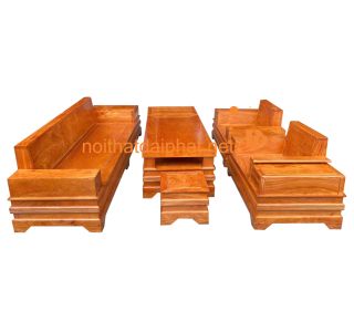 SALON ĐỐI CÁNH GÀ GỖ HƯƠNG ĐÁ