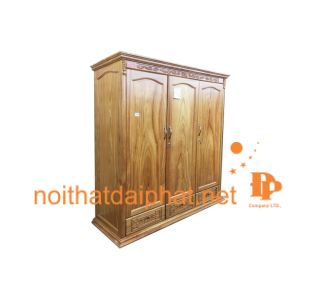 TỦ ÁO GÕ ĐỎ 3 CÁNH