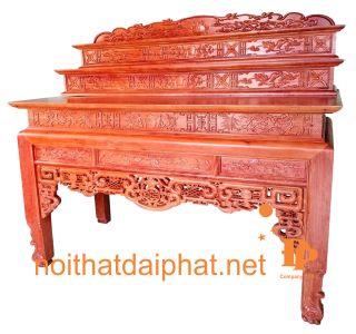 ÁN GIAN THỜ HƯƠNG ĐÁ 3 TẦNG