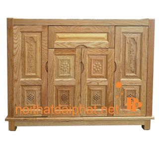 TỦ GIÀY SỒI 4 CÁNH 1 NGĂN