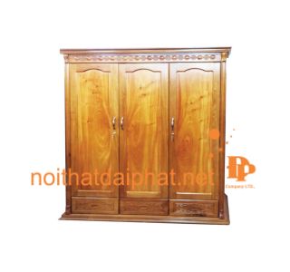 TỦ ÁO GÕ ĐỎ 3 CÁNH