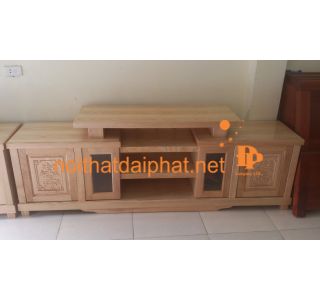 Kệ Ti Vi Gỗ Sồi 2m2