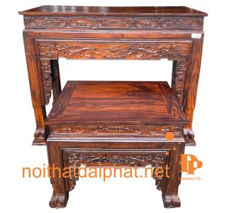ÁN GIAN THỜ BÀN CON GỖ MUỒNG 02