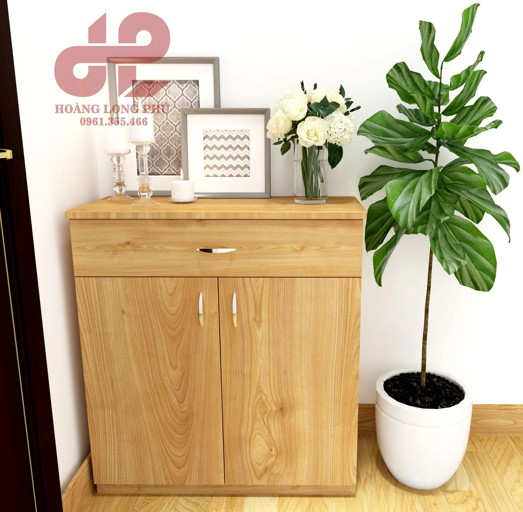 Tủ giày gỗ đẹp