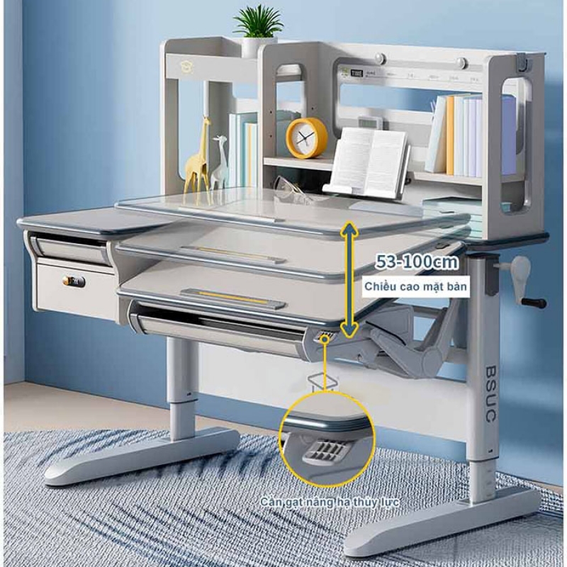 10 Mẫu Bàn Học Cho 2 Bé Tiết Kiệm Diện Tích, Thiết Kế Thông Minh 2025