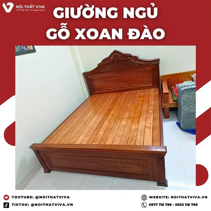 Mua giường ngủ gỗ tự nhiên đẹp hiện đại tại địa chỉ uy tín, đảm bảo chất lượng và giá tốt.