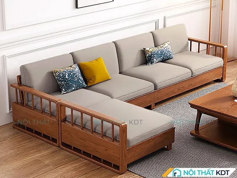 Sofa S277 kiểu dáng chữ L tinh tế, phù hợp nhiều kiểu bố trí nội thất