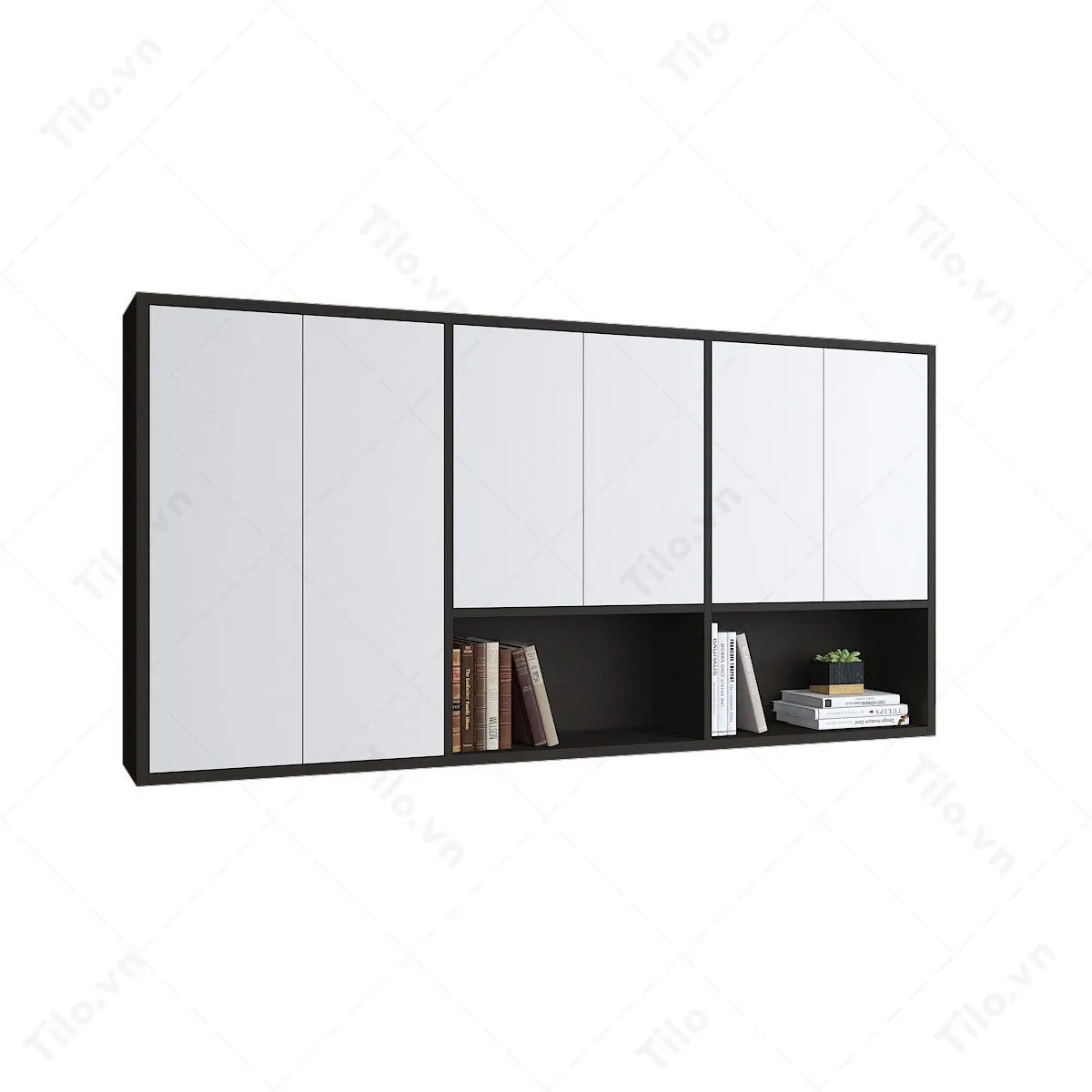 Mẫu kệ treo tường bằng gỗ đa năng, kiểu dáng thông minh