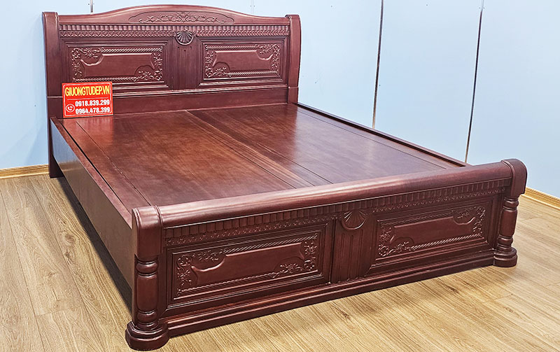 Giường Ngủ Gỗ Căm Xe Đẹp Và Những Lưu Ý Vàng Khi Lựa Chọn