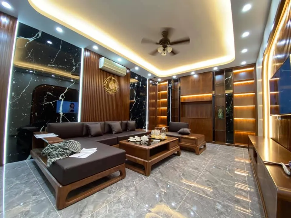 Bộ bàn ghế salon gỗ chạm khắc tinh xảo