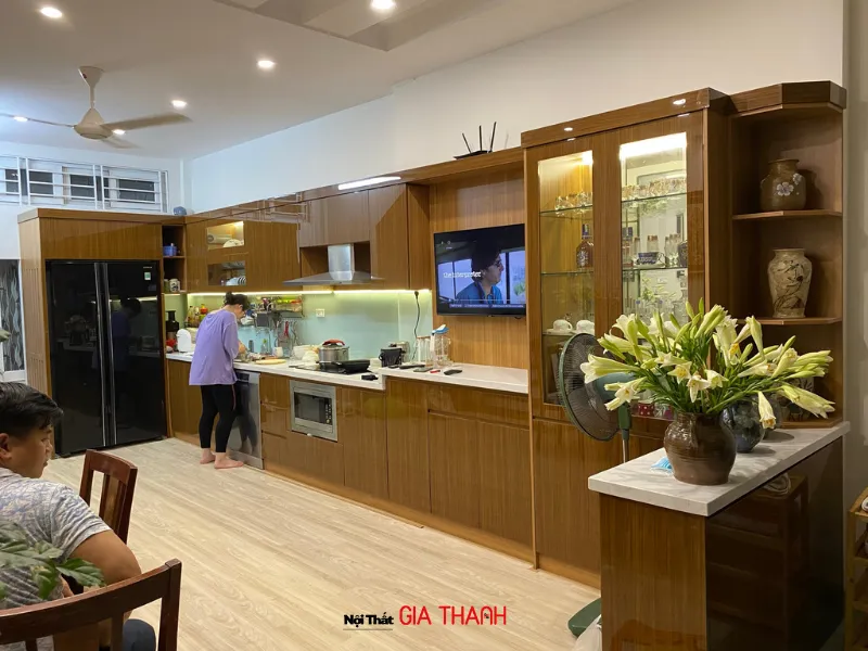 Thùng MDF chống ẩm, cánh phủ Acrylic