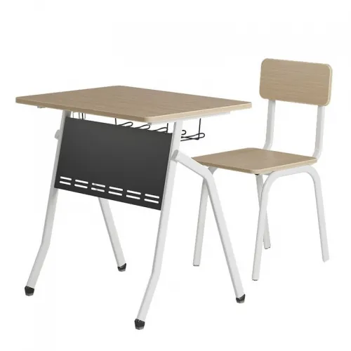 Bộ bàn ghế học sinh BHS41A với mặt bàn gỗ Melamine