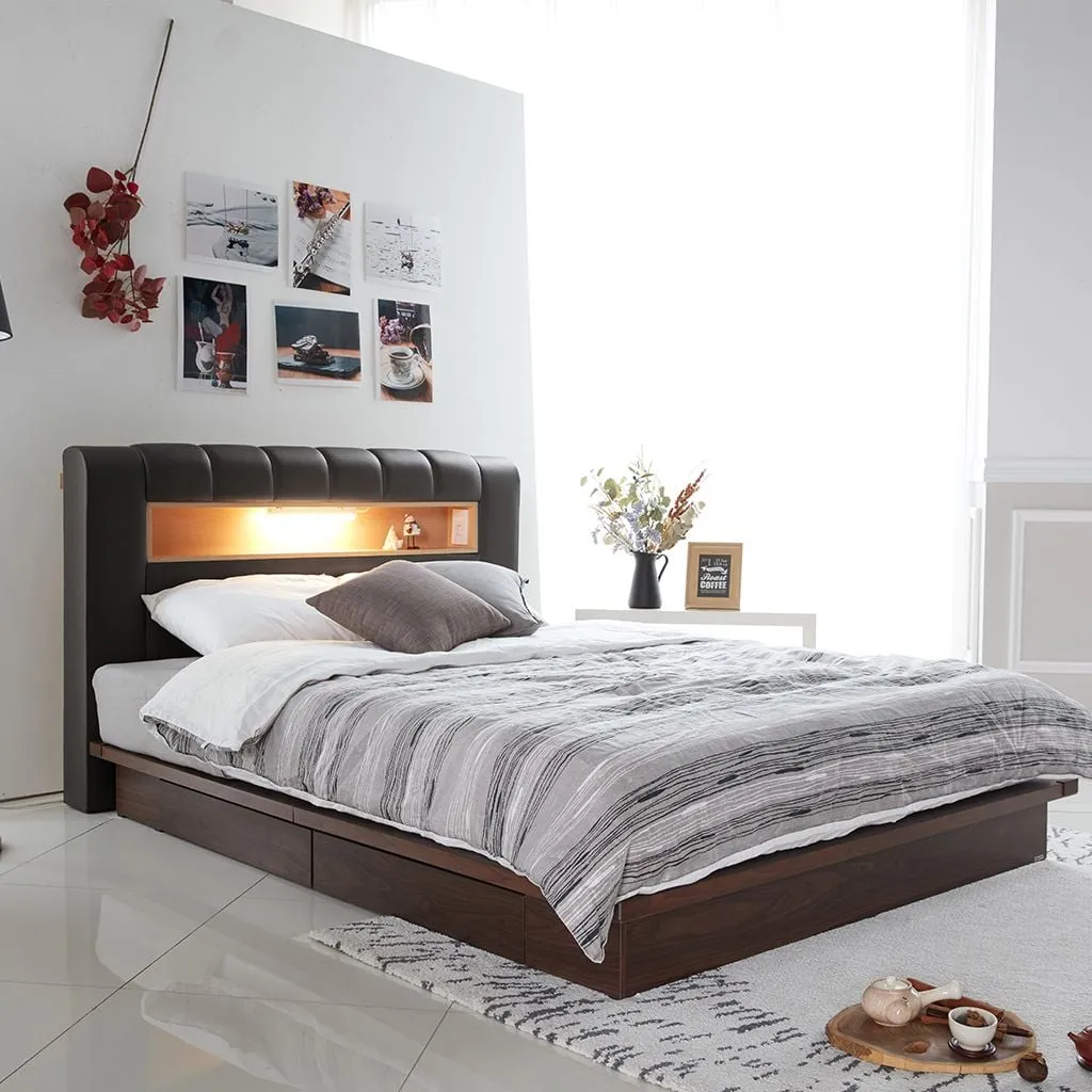 Giường ngủ có ngăn kéo lưu trữ thông minh