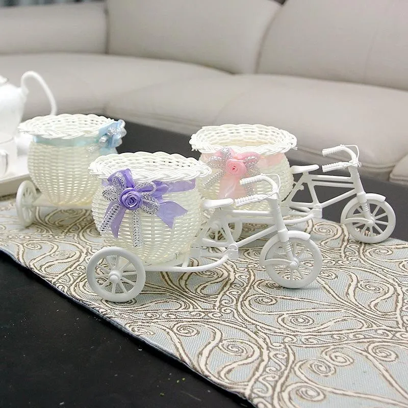 Xe đạp chở hoa trang trí với thiết kế tỉ mỉ