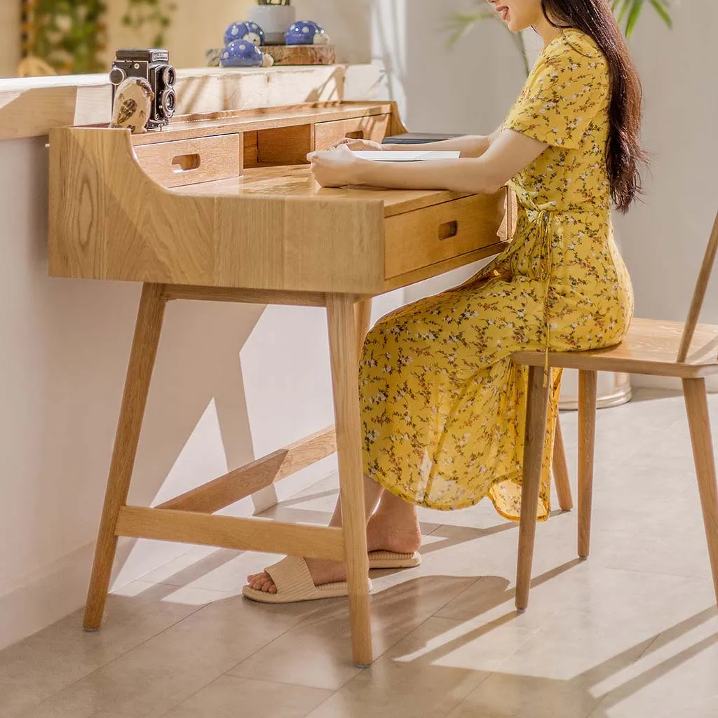 Bàn học DEXTER với tay nắm rãnh âm tinh tế