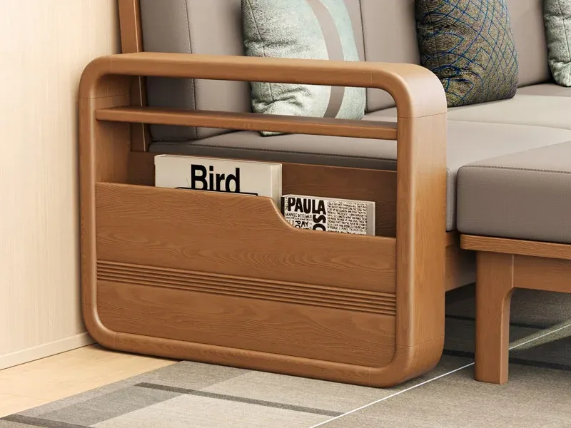 Thiết kế tay vịn thông minh của mẫu S178-L3 có thể sử dụng để đựng sách báo, điều khiển