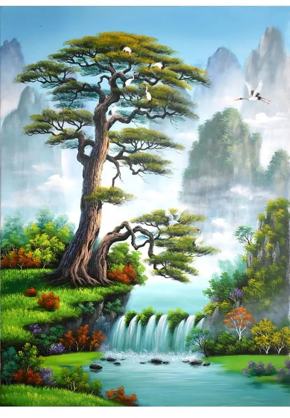 Gallery wall tích hợp ảnh gia đình