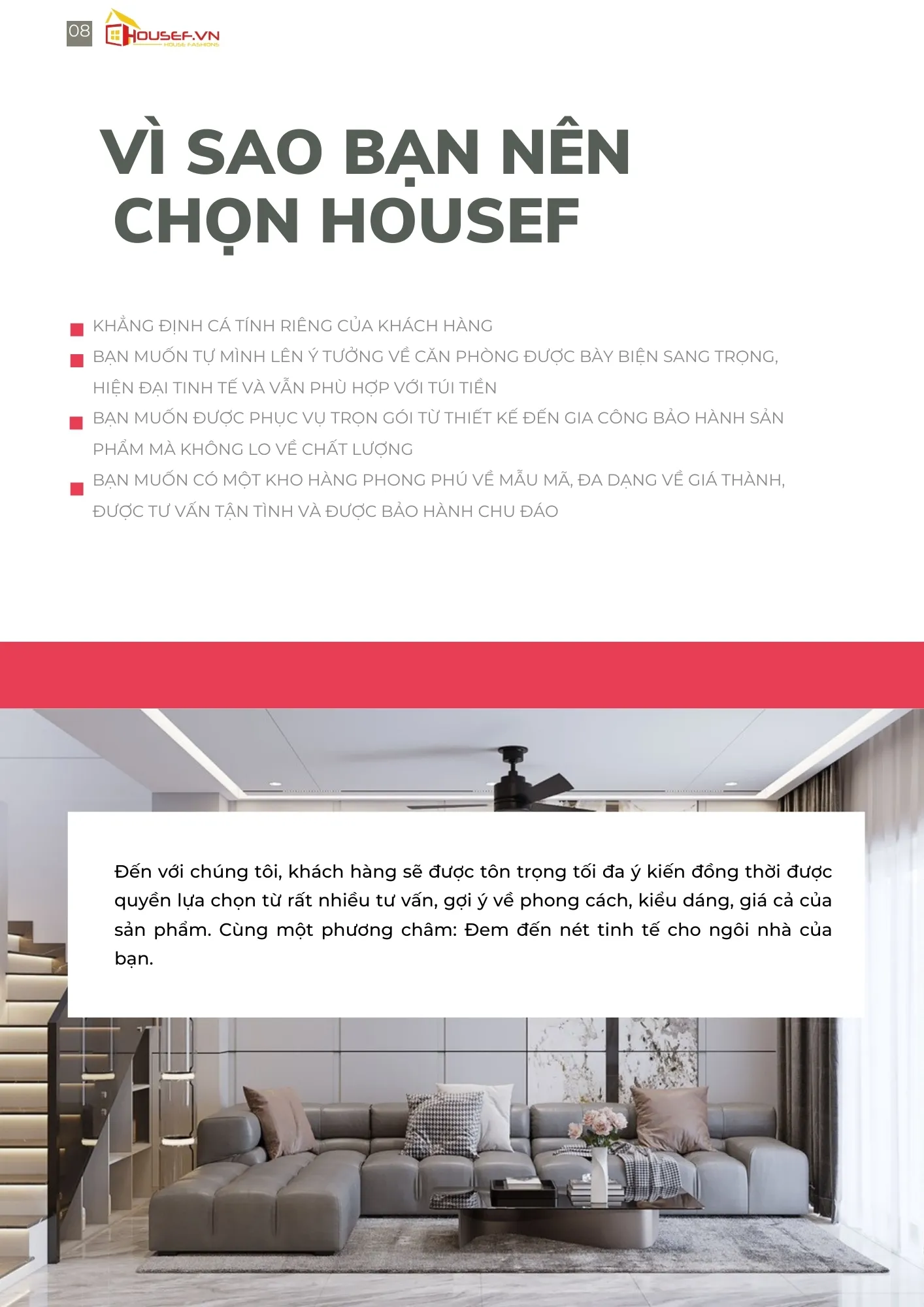 Lý do chọn HOUSEF