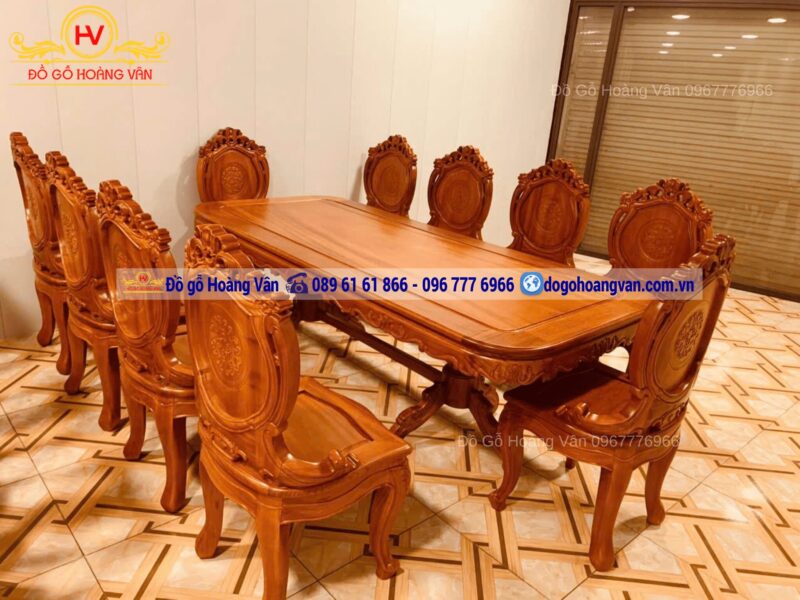 Bộ Bàn Ghế Ăn Gỗ Tự Nhiên: Tiêu Chí Tuyển Chọn Tuyệt Đối Cho Không Gian Sống Sang Trọng