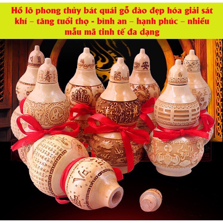 Hồ Lô Phong Thủy Bằng Gỗ: Bí Quyết Hóa Giải Hung Khí Và Chiêu Tài Lộc