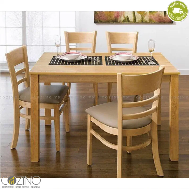 Bộ Bàn Ăn 4 Ghế Hà Nội: 10 Tiêu Chí Chọn Lựa Đẳng Cấp Cho Gia Đình Hiện Đại