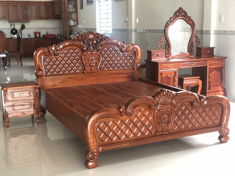 Giường Ngủ Gỗ Căm Xe Đẹp Và Những Lưu Ý Vàng Khi Lựa Chọn