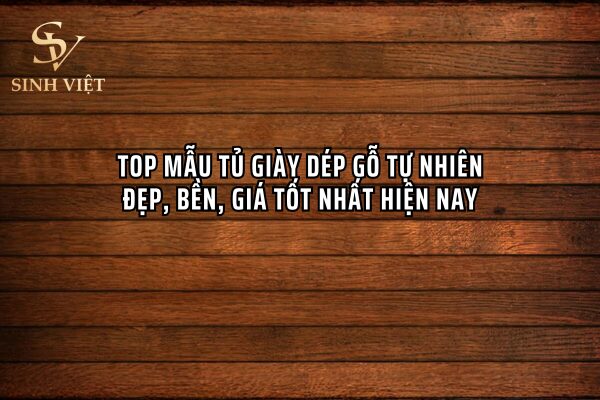 Mẫu Tủ Giày Dép Bằng Gỗ: Hướng Dẫn Chi Tiết Chọn Lựa Thiết Kế Bền Đẹp, Phù Hợp Không Gian Hiện Đại