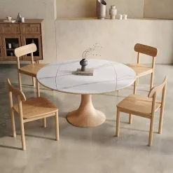 Khám Phá Bộ Bàn Ăn Có Thể Kéo Dài Kiểu Bắc Âu Sang Trọng: Giải Pháp Tối Ưu Cho Mọi Không Gian