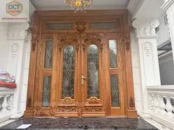 BỘ CỬA MẶT TIỀN 4 CÁNH TÂN CỔ ĐIỂN CC63GD