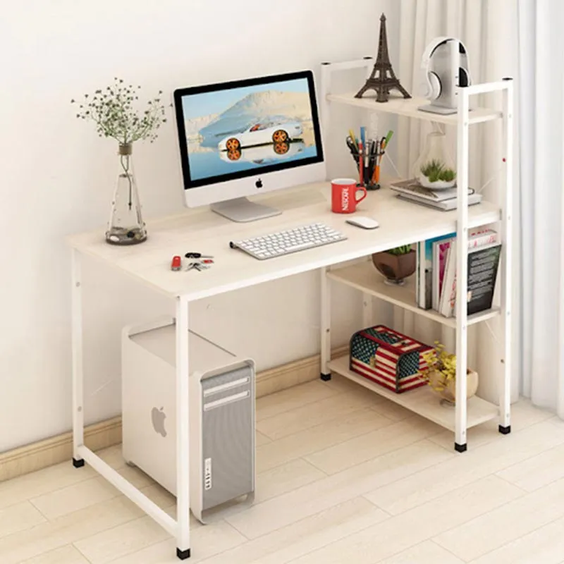 Bàn làm việc gọn gàng và ngăn nắp với các phụ kiện lưu trữ