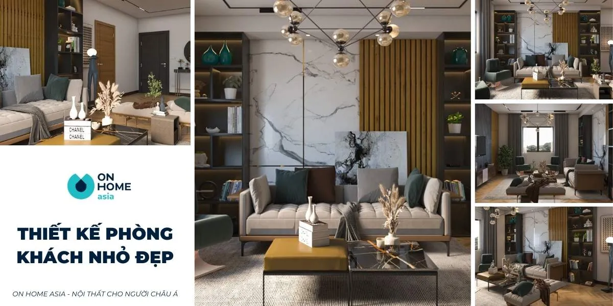 Gương trang trí phòng khách nhỏ