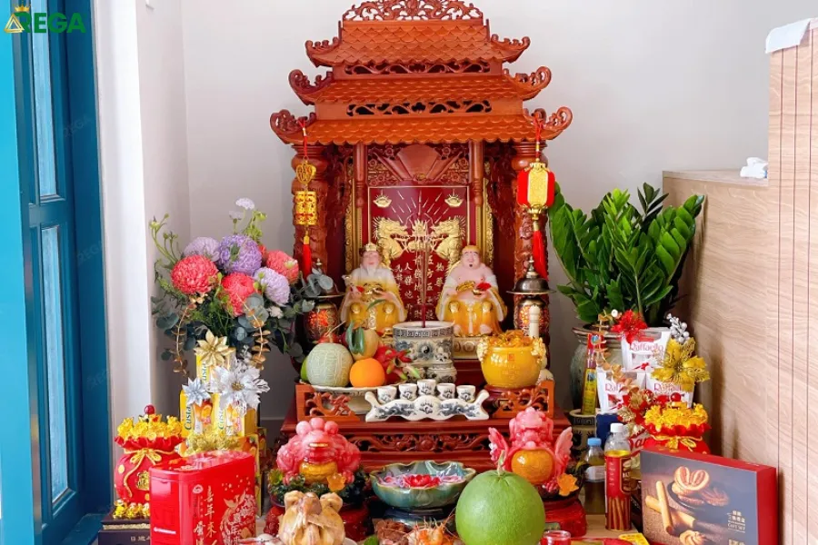 Lưu ý quan trọng về thời gian thay và vệ sinh hoa quả cúng bàn thờ Thần Tài