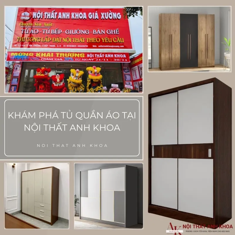 Mua tủ quần áo trả góp tại Nội Thất Đại Phát