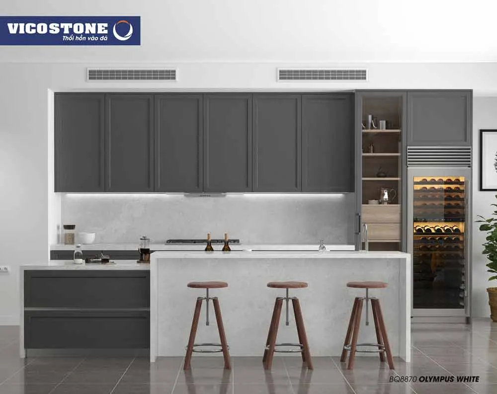 Thiết kế không gian bếp theo phong cách cổ điển và hiện đại Rustic