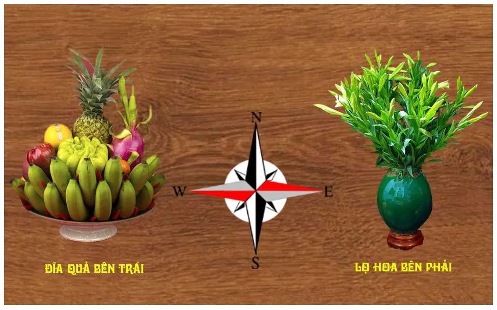 Nguyên tắc Đông bình Tây quả là kim chỉ nam cho việc bày trí