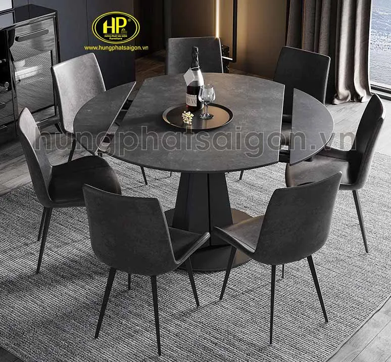 Bộ bàn ăn 6 ghế hiện đại phù hợp với gia đình nhiều thế hệ