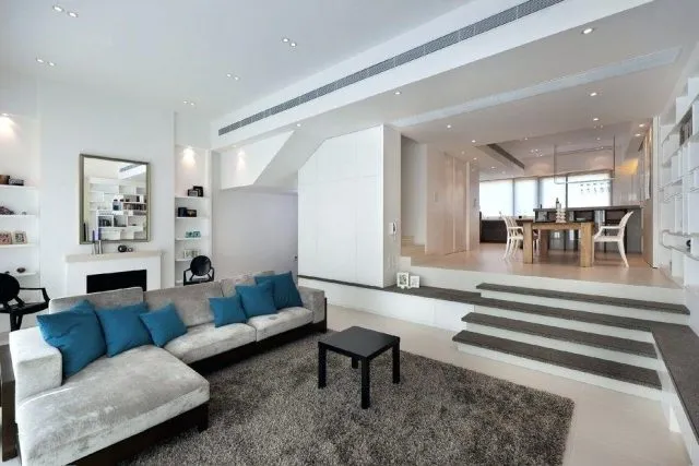 Bậc tam cấp phòng khách hợp phong thủy