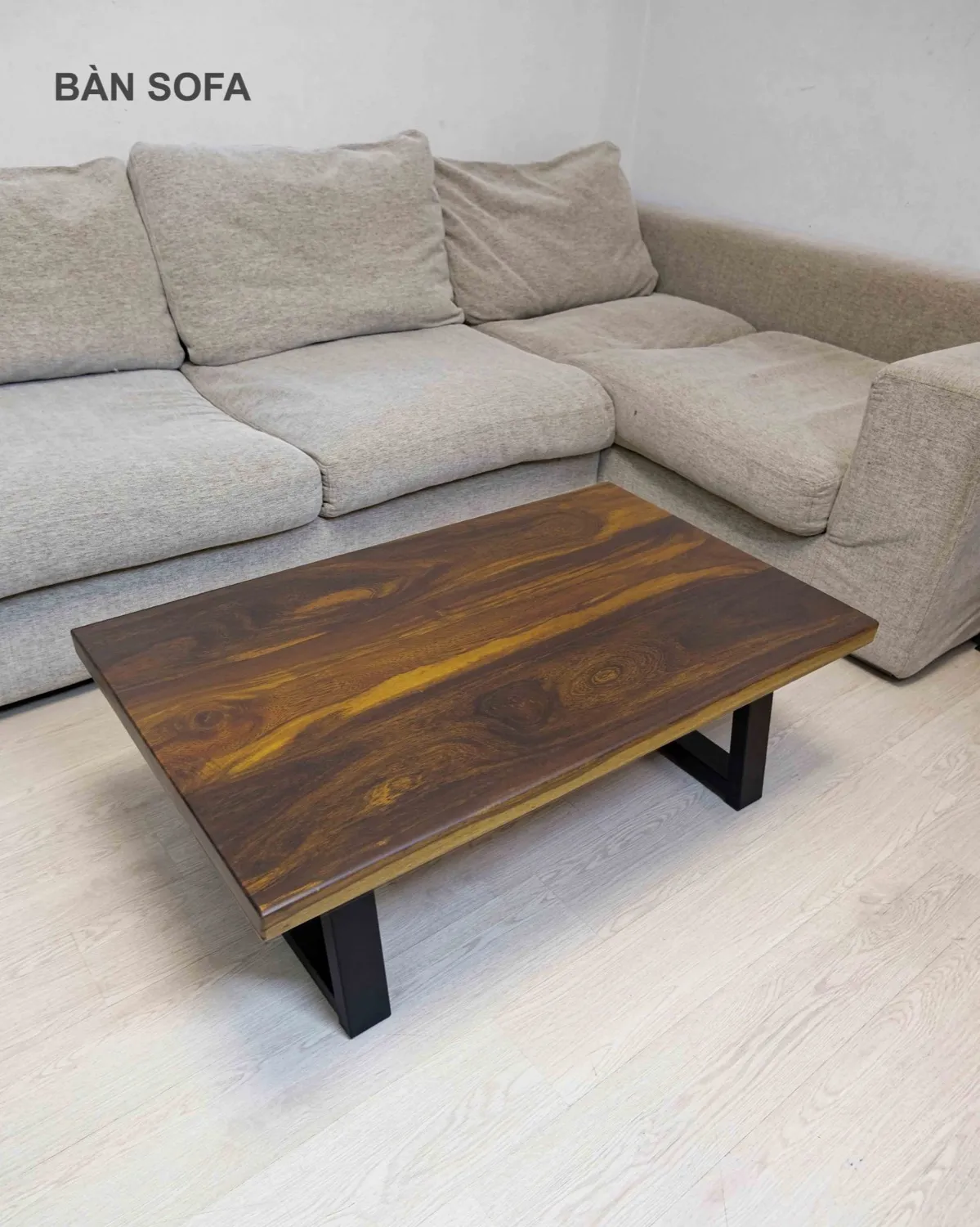 Bàn trà bệt sofa gỗ muồng đen sang trọng và đẳng cấp từ Nội Thất Đại Phát