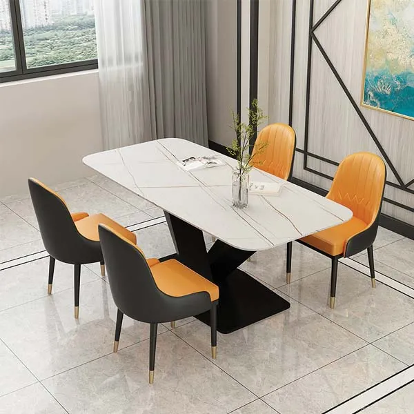 Bàn Ăn Đá Ceramic 4 Ghế