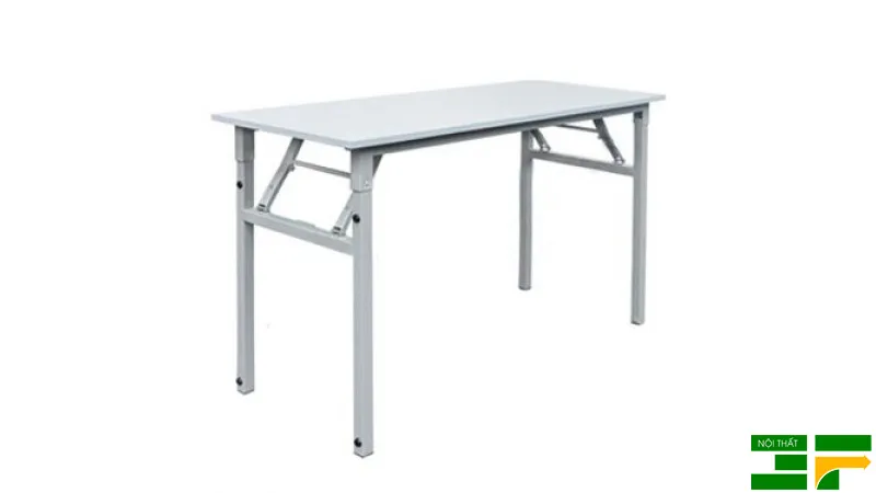 Bàn ăn gấp gọn Hòa Phát chữ nhật khung thép sơn tĩnh điện, giải pháp tối ưu không gian bếp nhỏ