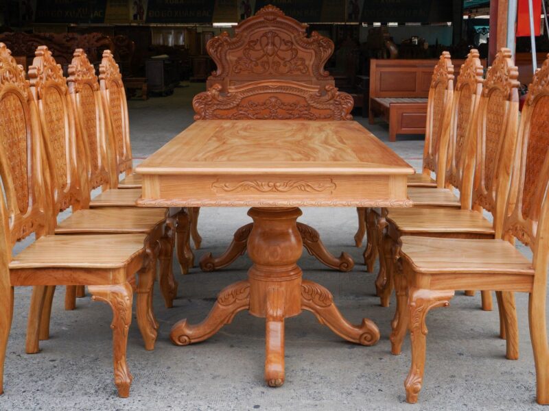 5 Lý Do Bộ Bàn Ăn Gõ Đỏ 8 Ghế Là Tuyệt Tác Nội Thất Đáng Đầu Tư